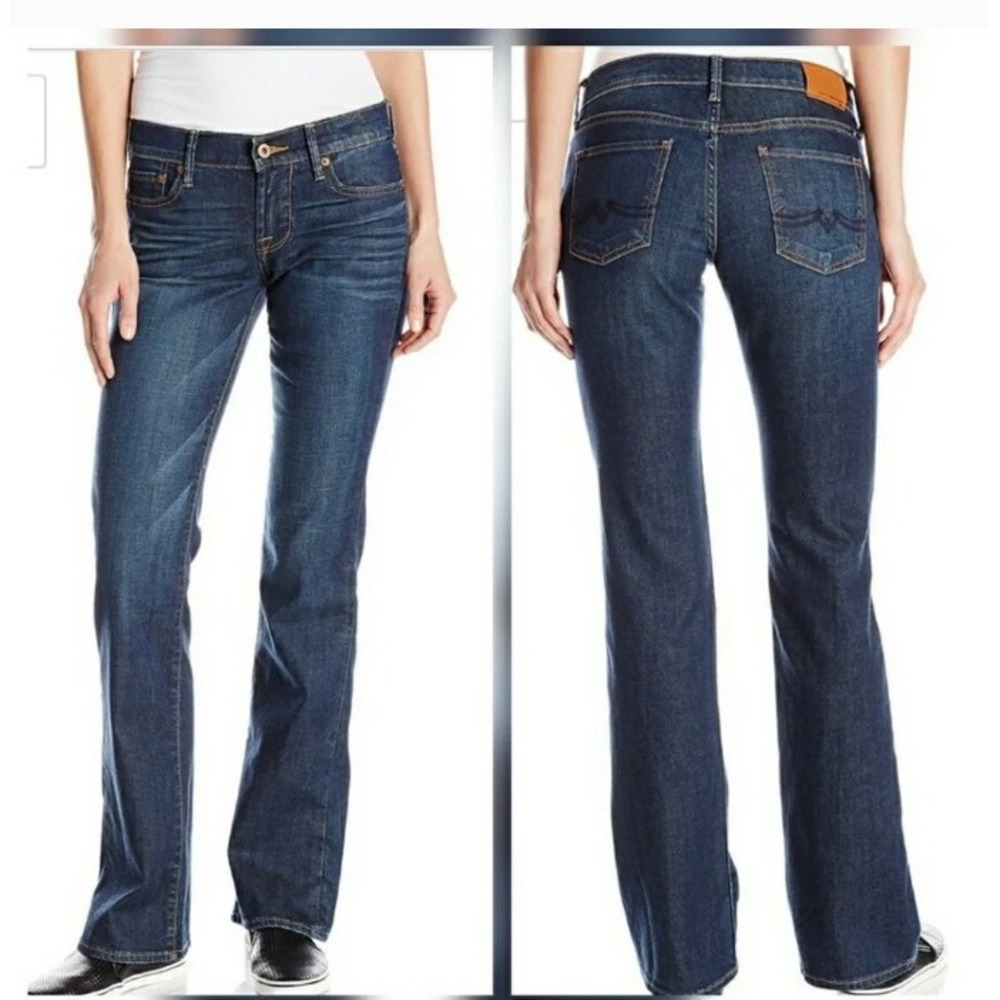 Lucky Brand Sweet N Low Dark Wash Bootcut Jeans 10/30 X-Long Tall Womens Denim